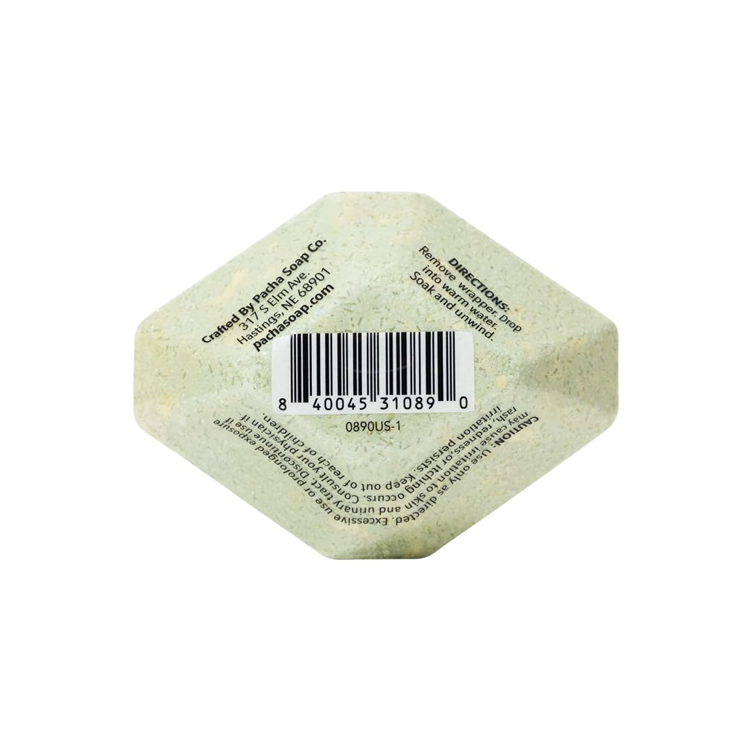 Pacha Soap Co. Epsom Salt Bath Bombs - Muscle (Soothing Arnica), Nourishing Aromatherapy Bath Fizzies with Clean Ingredients and Essential Oils Beauty and Personal Care Pacha Soap Co