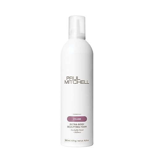 Paul Mitchell Extra-Body Sculpting Foam, Adds Fullness, Touchable Finish, For Fine Hair, 16.9 oz Beauty & Personal Care Paul Mitchell