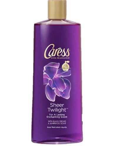 Caress Body Wash, Sheer Twilight Black Orchid & Juniper Oil Scent 18 oz (Pack of 4) Beauty & Personal Care Caress