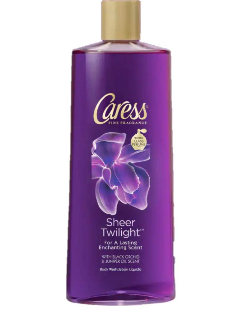 Caress Body Wash, Sheer Twilight Black Orchid & Juniper Oil Scent 18 oz (Pack of 4) Beauty & Personal Care Caress