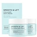 Global Beauty Care Smooth & Lift Collagen Skin Cream - Hydrating Face Moisturizer to Support Skin Elasticity with Peptides, Hyaluronic Acid, Squalane Beauty & Personal Care Global Beauty Care