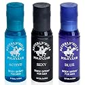 Beverly Hills Polo Club Men's Signature Body Spray Collection | 3-Piece Set: Blue, Active, Sexy | Versatile Fragrances for Every Occasion | Beauty & Personal Care Beverly Hills Polo Club