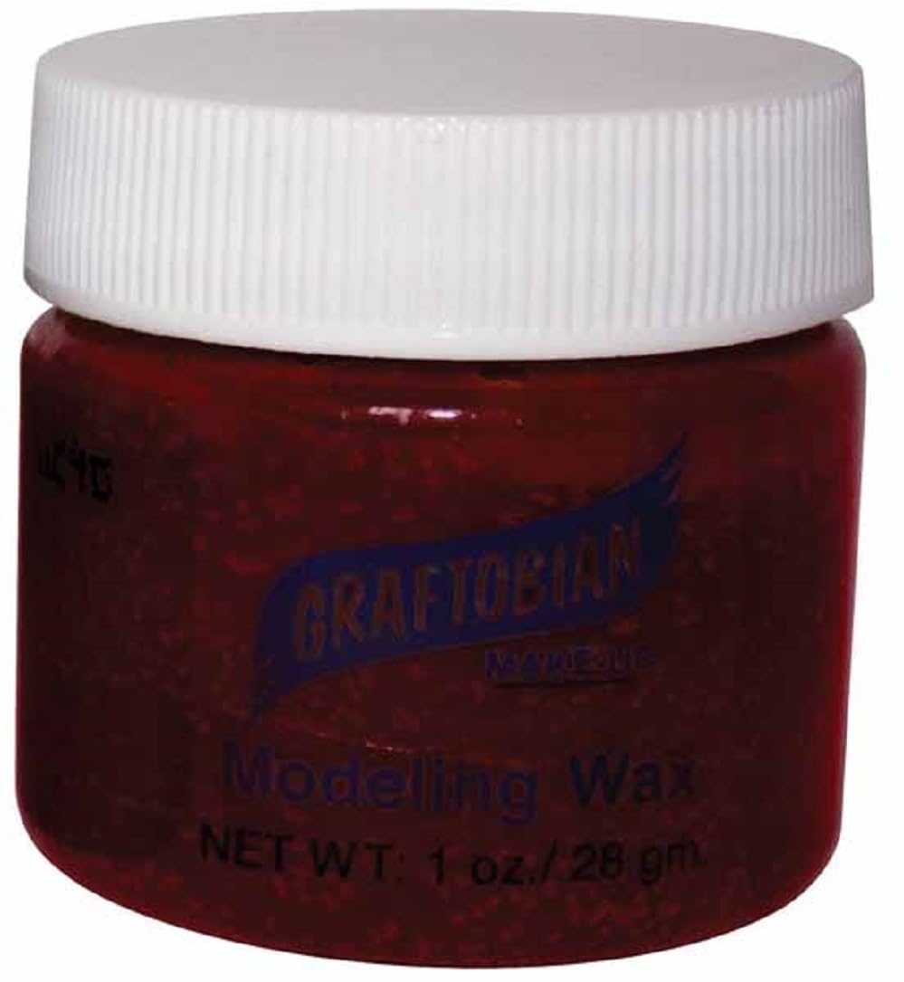 Graftobian Theatrical Modeling Wax Blood Color Pro Make-Up Special Effect 1oz Beauty & Personal Care Graftobian