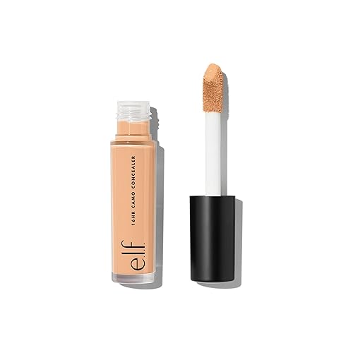 e.l.f. 16HR Camo Concealer, Full-Coverage, Highly-Pigmented Face Concealer With A Matte Finish, Crease-proof, Vegan , Medium Beige Beauty & Personal Care e.l.f.