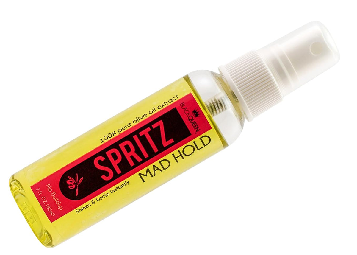 Black Queen Olive Oil Spritz Mad Hold 2oz