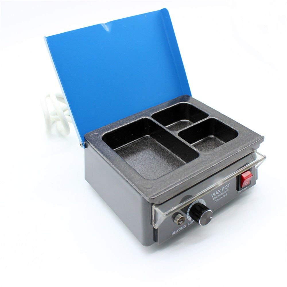 Doc.Royal Lab 3 Well Wax Heater Wax Heating Analog Dipping Pot Melting Melter 110V (US Stock) Beauty and Personal Care DOC.ROYAL