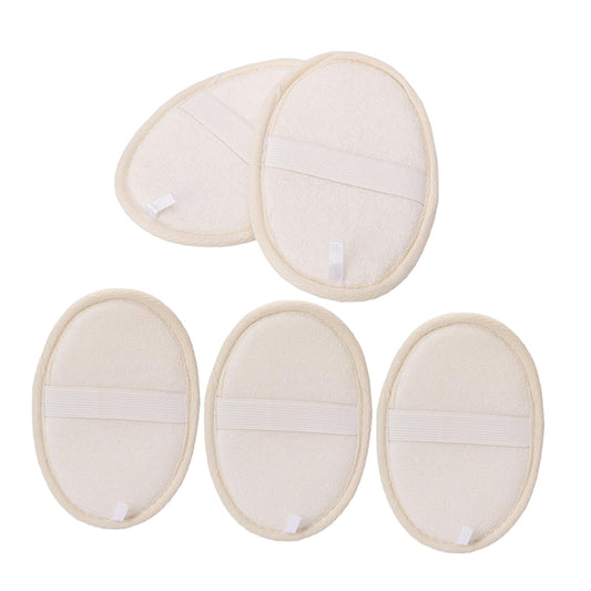 Ipetboom 5pcs Loofah Bath Pad Shower Scrubber Bathing Pad Body Sponges for Shower Bath Skin Cleaning Tool Beauty and Personal Care Ipetboom