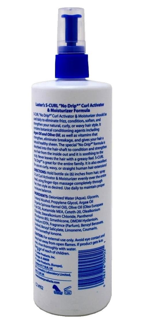 Luster's S Curl No Drip, Curl Activator Moisturizer, 16 Fl Oz Beauty & Personal Care Luster's