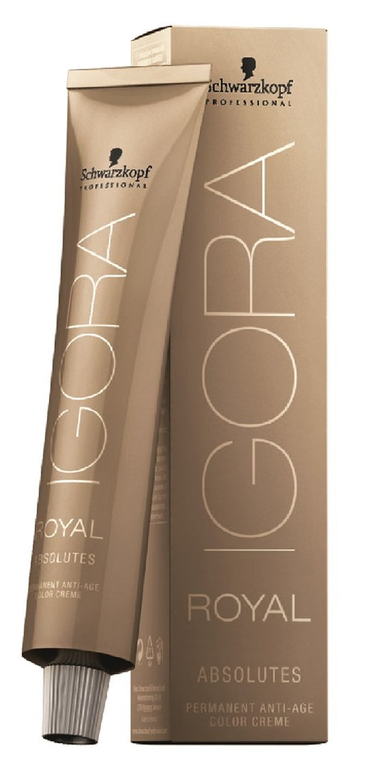 Schwarzkopf Igora Royal Absolute 7-60- Medium Blonde Chocolate Natural Hair Colour/Tint 60ml Tube by Ignora Royal Beauty & Personal Care Schwarzkopf