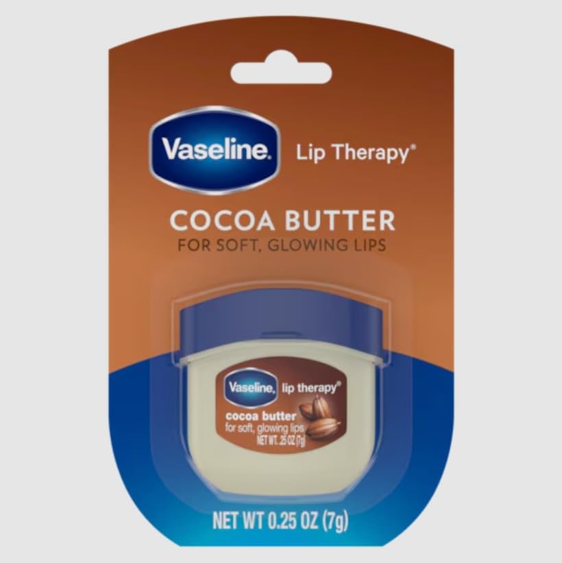 Vaseline Lip Therapy Cocoa Butter 0.25 Oz Pack of Two Beauty and Personal Care Vaseline