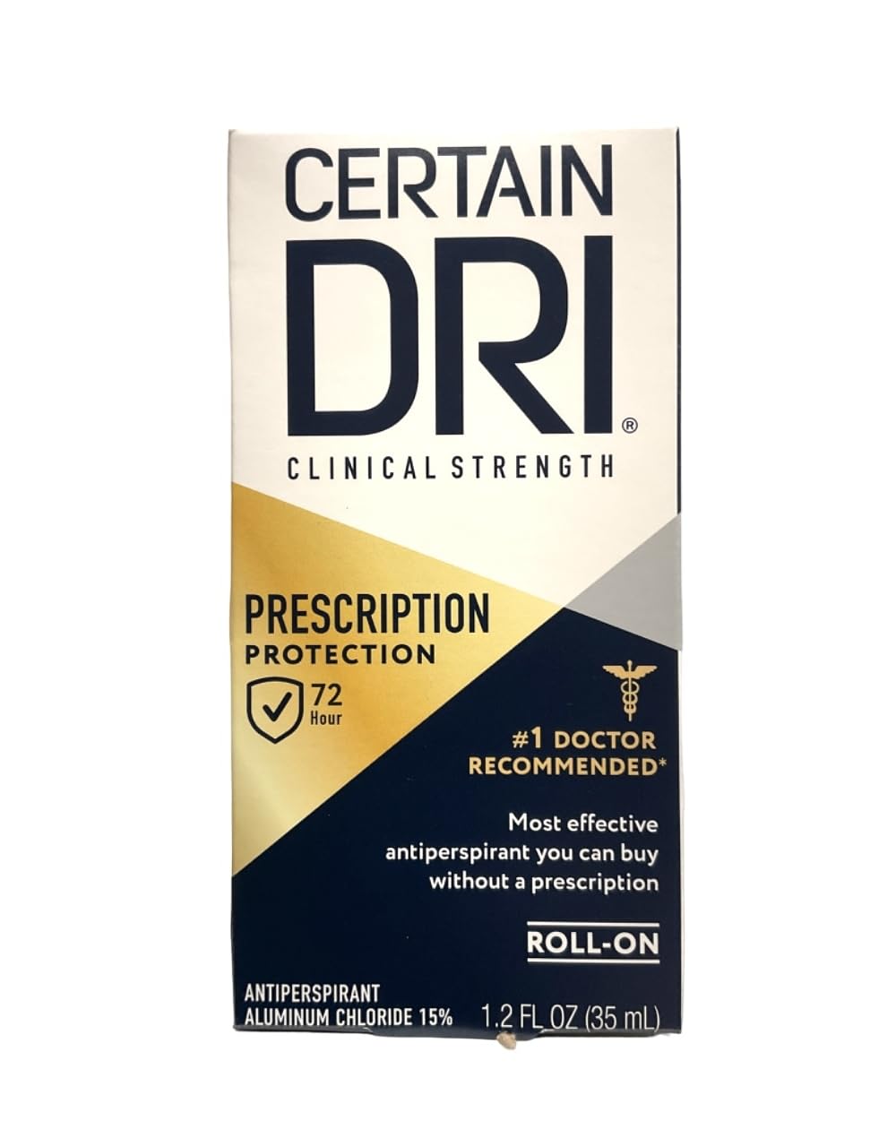 Certain Dri Clinical Strength Antiperspirant Roll-On - 1.2 oz, Pack of 2 Beauty and Personal Care Certain Dri