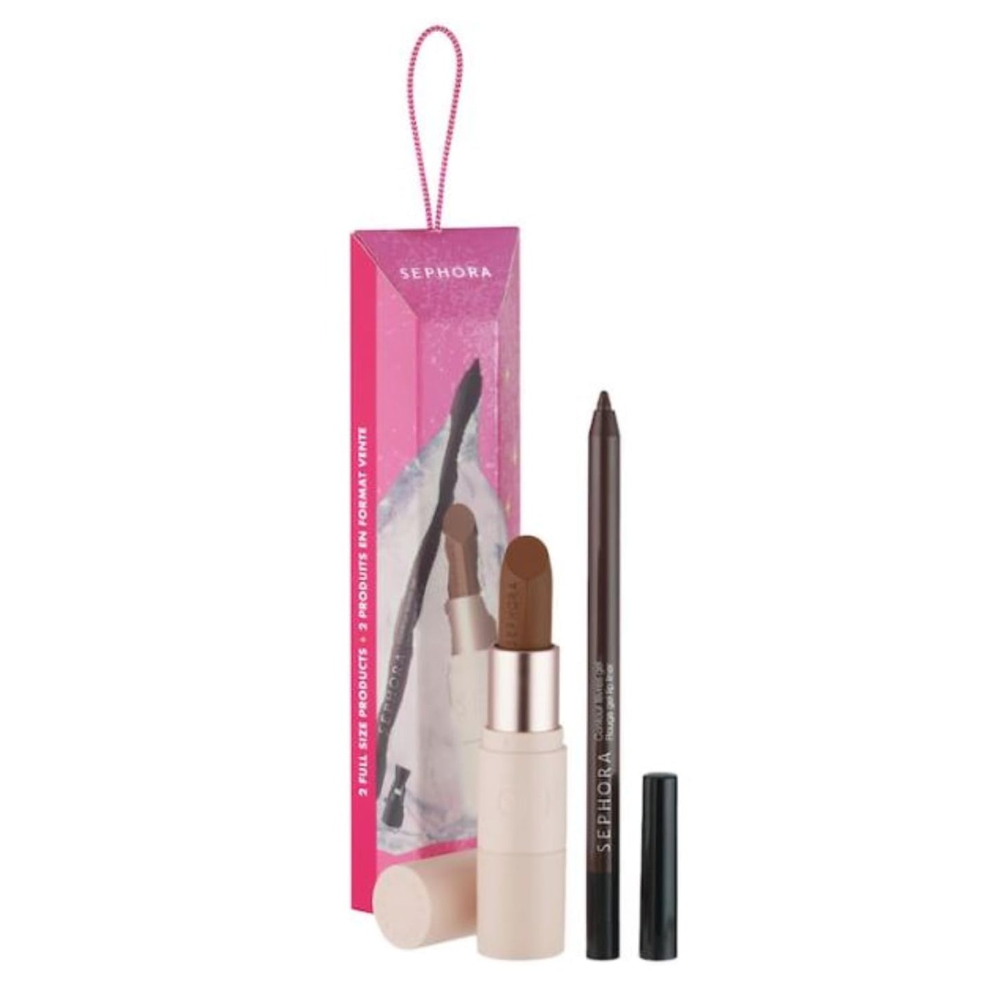 SEPHORA Favorites Limited Edition Best Lip Combo 2 Piece Nude Brown Set - Matte Lipstick and Rouge Gel Lip Liner - Full Size Beauty & Personal Care SEPHORA