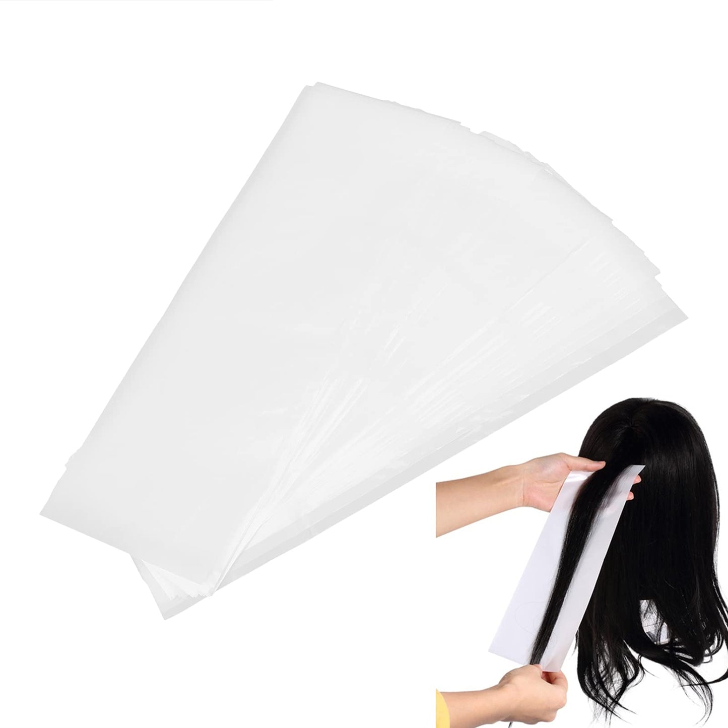 Chrees 100Pcs Professional Hair Coloring Sheet Hair Highlighting Strips Reusable Dyeing Separating Sheet Beauty & Personal Care Chrees