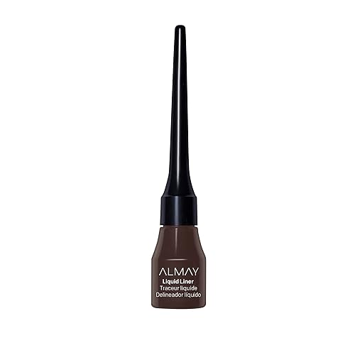 Almay Liquid Eyeliner, Waterproof, Fade-Proof Eye Makeup, Easy-to-Apply Liner Brush (Packaging May Vary), 222 Brown Beauty & Personal Care Almay