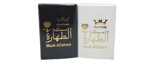 1 Pack Mesk AL Tahara Black and 1 Pack Musk AlTahara White for Women Fortune for Saudi Arabia Pure Perfume 2 x 5 ml Alcohol Free Body Fragrance Beauty & Personal Care Musk AL tahara