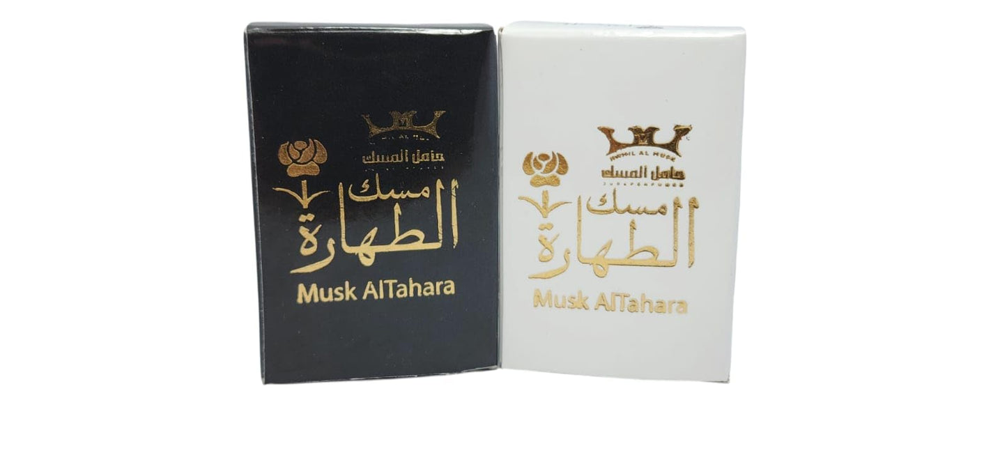 1 Pack Mesk AL Tahara Black and 1 Pack Musk AlTahara White for Women Fortune for Saudi Arabia Pure Perfume 2 x 5 ml Alcohol Free Body Fragrance Beauty & Personal Care Musk AL tahara