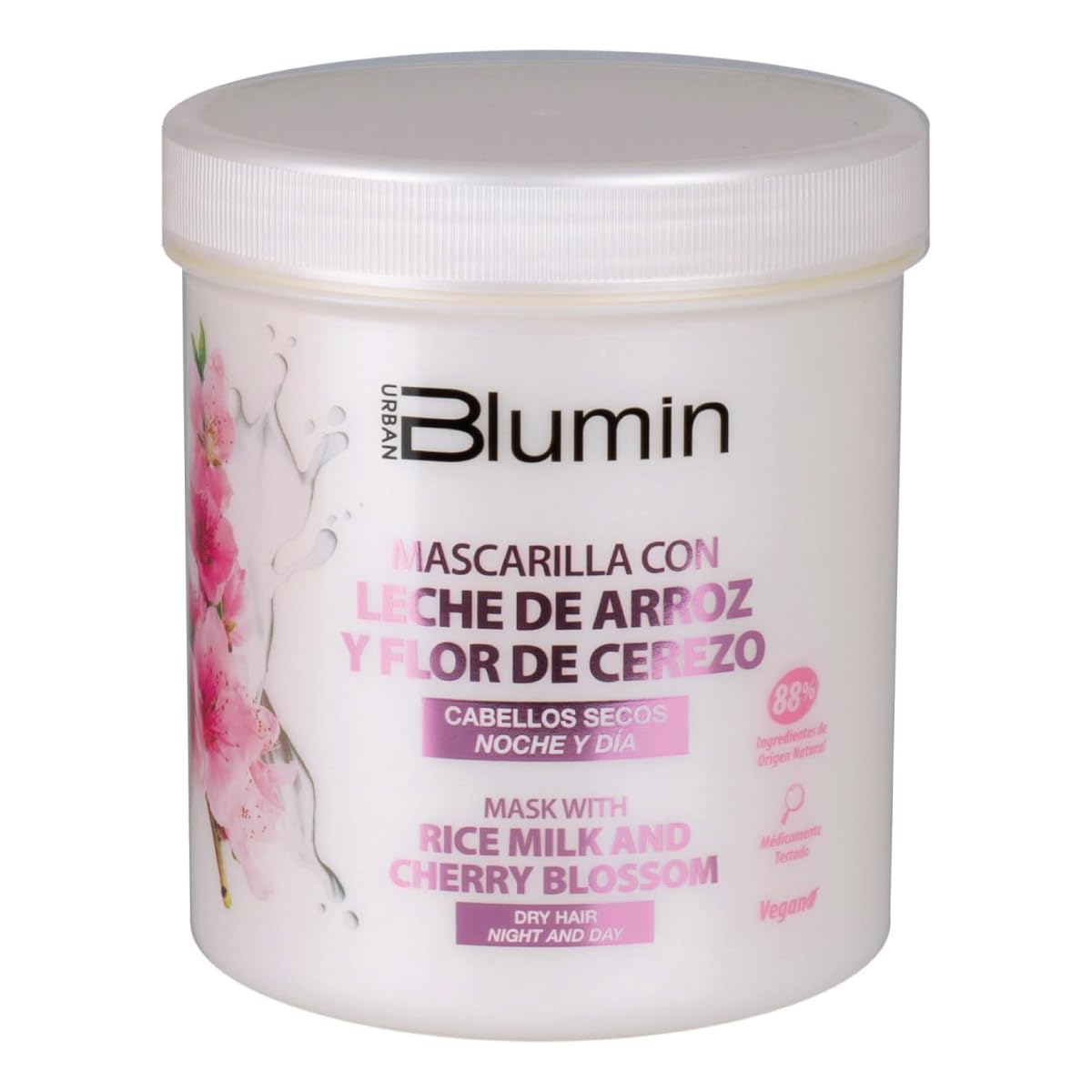Blumin-Shampoo (1000 ml) & Mask (700 ml) Rice Milk and Cherry Blossom Beauty & Personal Care Blumin