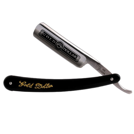 Tangc Pro Gold Dollar Shave Knife 66 Straight Edge Barber Razor Folding Hair Shaving Beauty and Personal Care Tangc