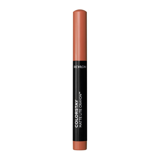REVLON ColorStay Matte Lite Crayon Lipstick with Built-in Sharpener, Smudge-proof, Water-Resistant Non-Drying Lipcolor, 001 Tread Lightly, 0.049 oz Beauty & Personal Care REVLON