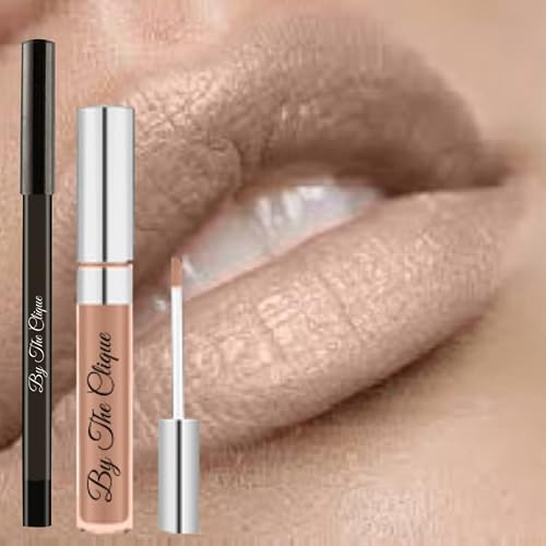 By The Clique Premium Matte Lip Kit | Beige Nude Liquid Lipstick and Liner Set | Sandy Mandy Beauty & Personal Care By The Clique