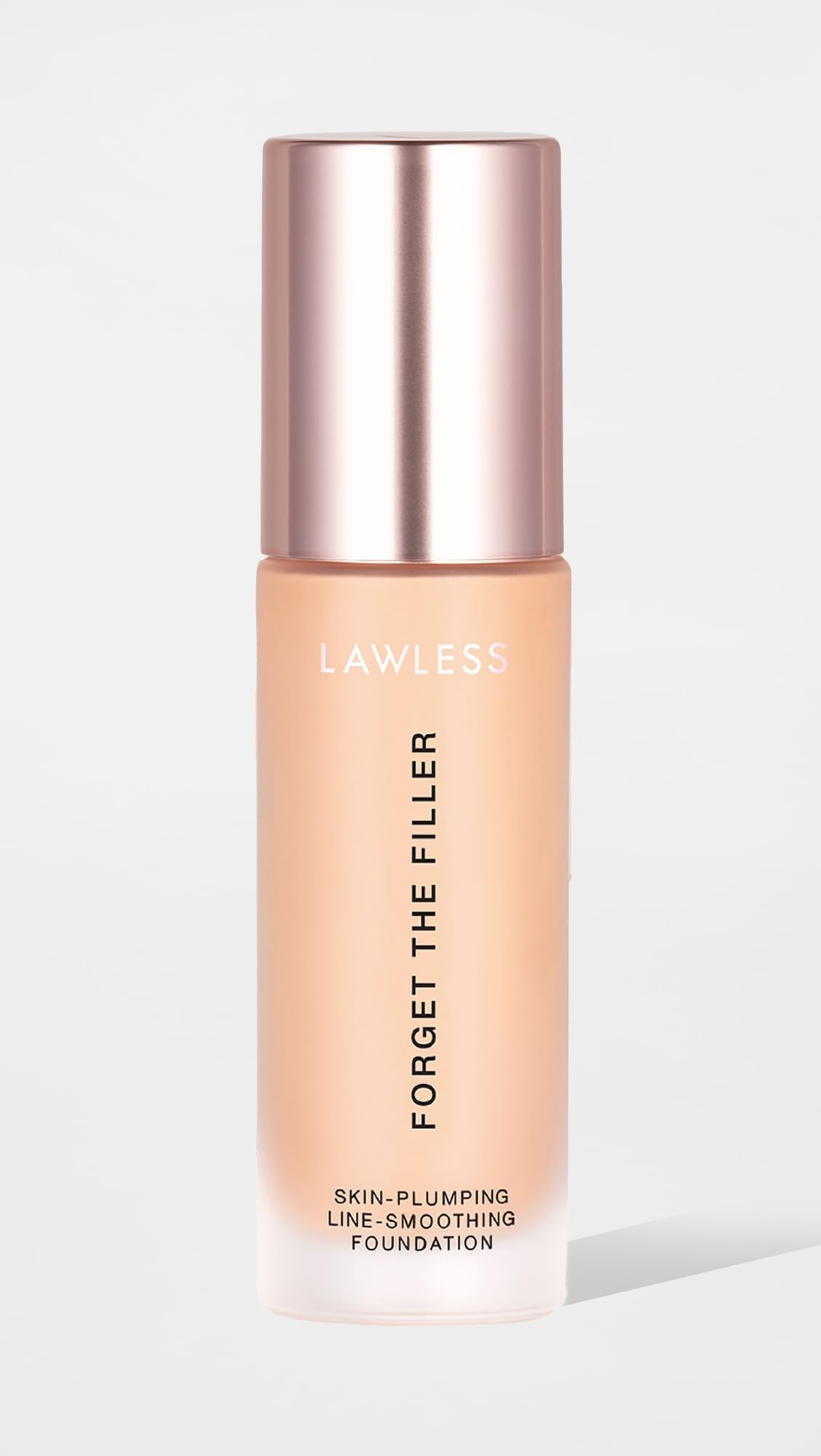 LAWLESS Women's Forget the Filler Skin-Plumping Line-Smoothing Foundation, 4L, light with neutral undertones, 1.0 Ounce