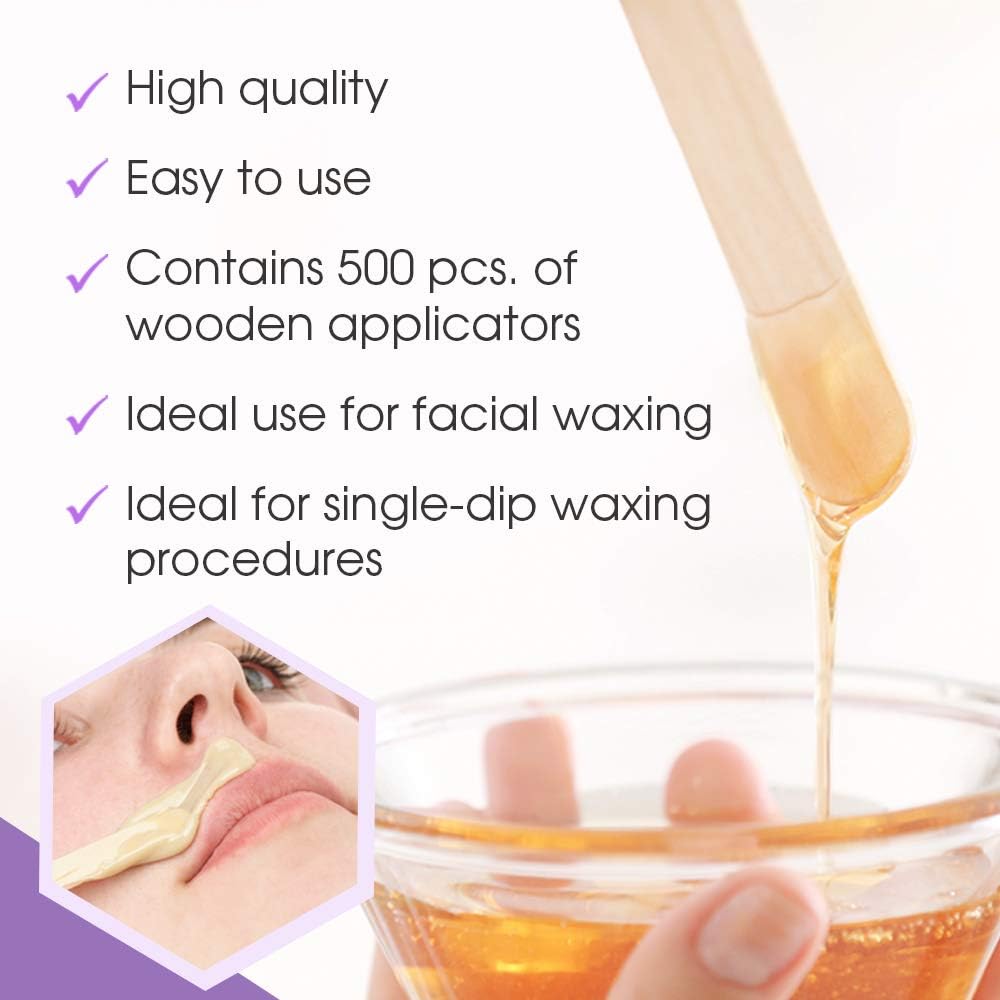 Satin Smooth Hair Waxing Small Applicators, 500 count Beauty and Personal Care SATIN SMOOTH
