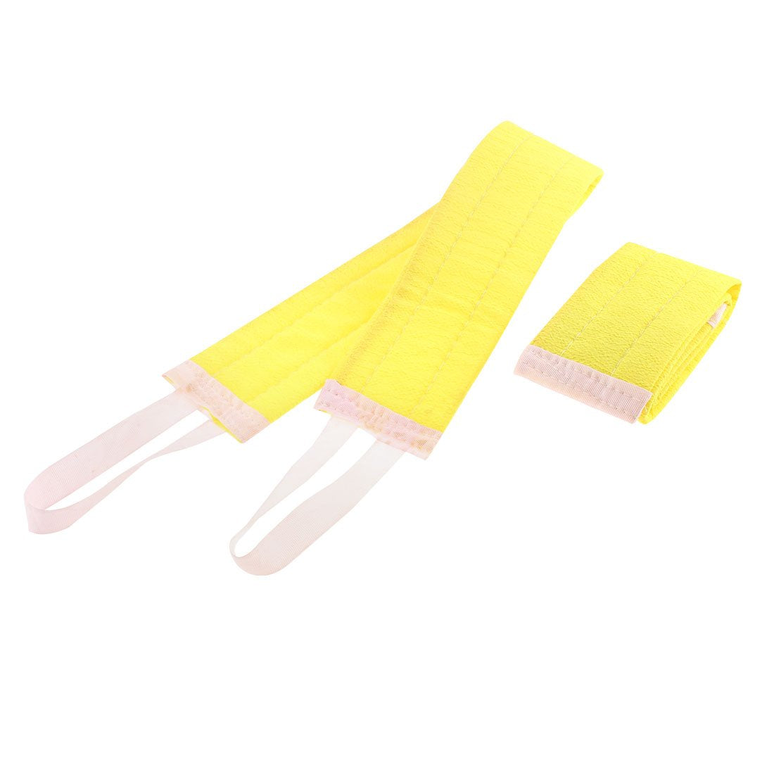 Ruilogod Wash Skin Loofah Massage Scrubber Exfoliating Body Towel 2 Pcs Yellow (id: 062 280 902 78b 826 Beauty and Personal Care Ruilogod