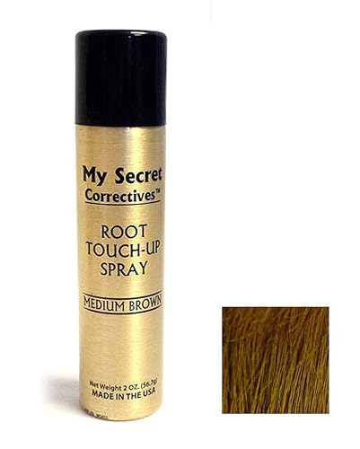 My Secret Correctives Root Touch-Up Spray - 2 oz - MEDIUM BROWN Beauty & Personal Care My Secret Correctives