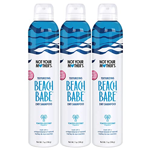 Not Your Mother's Beach Babe Dry Shampoo (3-Pack) - 7 oz Dry Shampoo - Instantly Absorbs Oil - Hair Essentials for All Hair Types