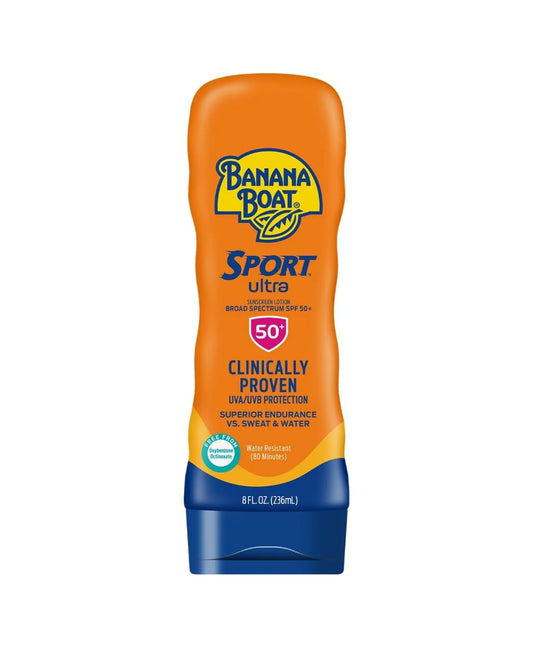 Banana Boat Sunscreen Sport Performance Broad Spectrum Sun Care Sunscreen Lotion - SPF 50, 8 Fl Oz (Pack of 1) Beauty & Personal Care Banana Boat