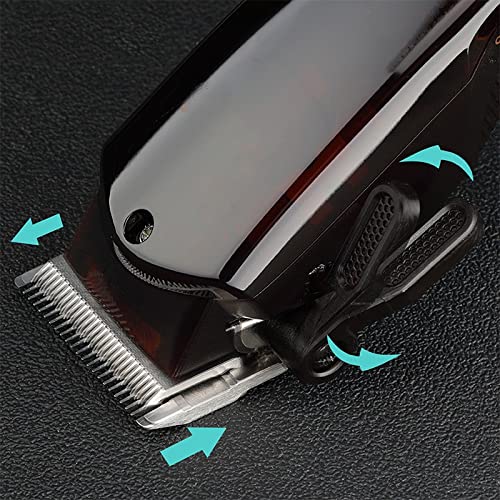 HIONJIN Barber Cordless Use Hair Clipper Adjustable Professional Men Hair Trimmer Electric Hair Cutting Machine Taper Lever Haircut Beauty and Personal Care HIONJIN