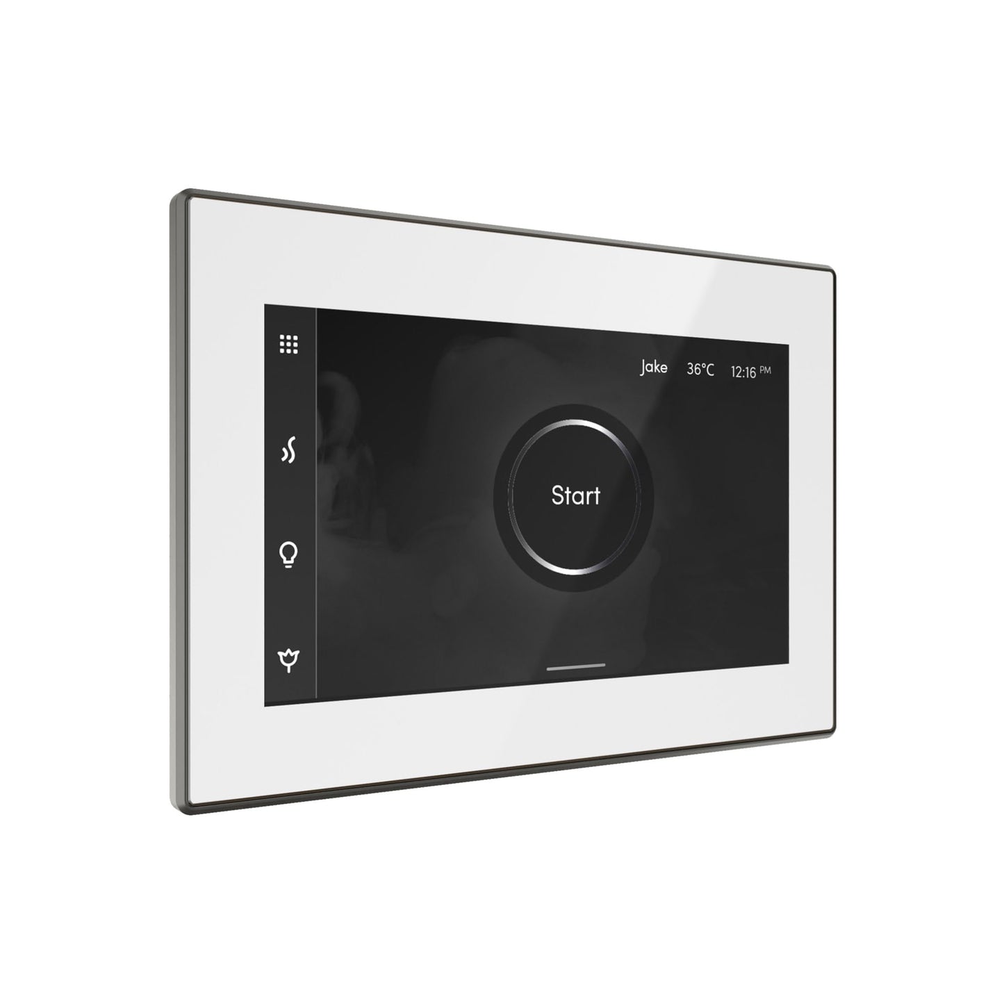 Mr Steam iSteamX Steam Shower Control and Steamhead in Black White Beauty and Personal Care Mr. Steam