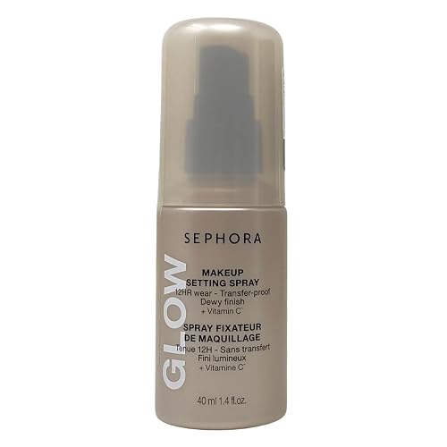 SEPHORA COLLECTION Glow Makeup Setting Spray with Vitamin C 1.4 fl oz / 40 mL Travel Size. Beauty & Personal Care SEPHORA