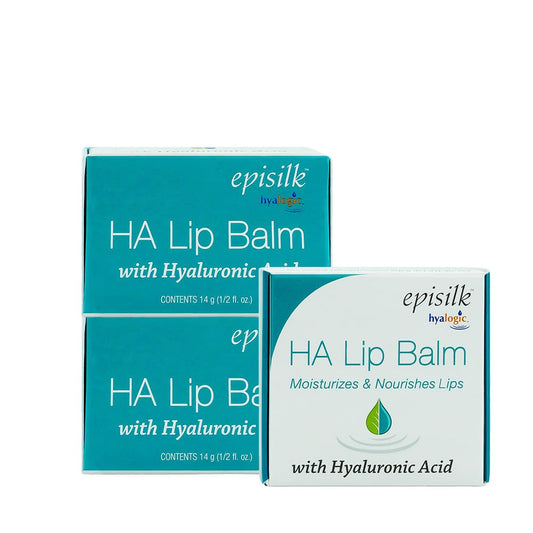 Hyalogic HA Lip Balm - Moisturizing Lip Balm with Hyaluronic Acid & Coconut Oil - Hydrating Lip Care for Dry, Chapped Lips - Natural, Unflavored Beauty & Personal Care Hyalogic