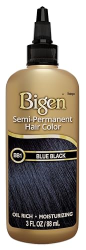 Bigen Semi-Permanent Haircolor #Bb1 Blue Black 3 Ounce (88ml) (6 Pack) Beauty & Personal Care Bigen
