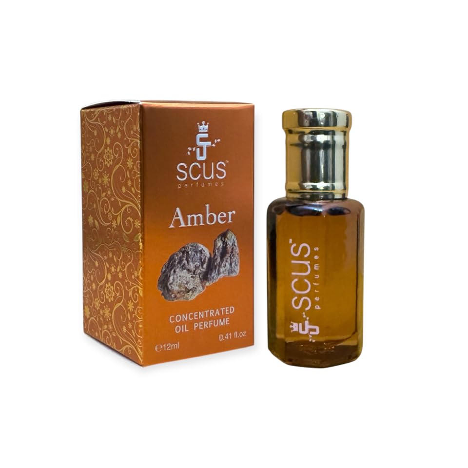 SCUS Perfumes Amber Fragrance 12 ML (0.41 fl oz) Beauty & Personal Care SCUS Perfumes