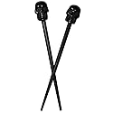 Kreepsville 666 Black Skull Collection Hair Sticks Beauty & Personal Care kreepsville 666