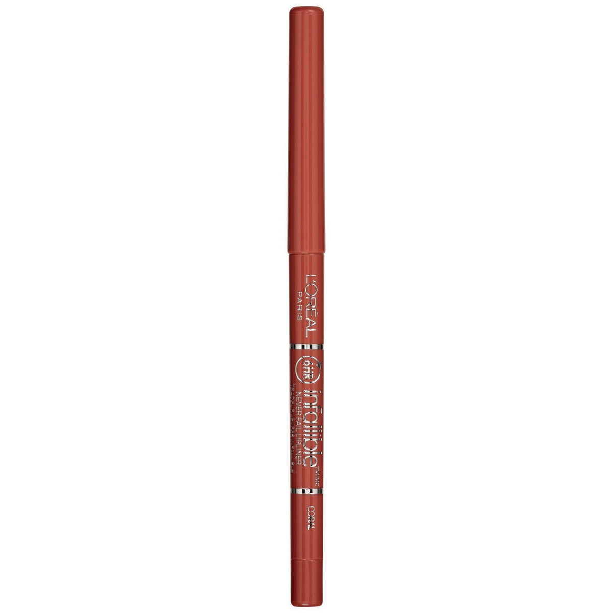 L'Oréal Paris Colour Riche Never Fail Lip Liner, Coral, 0.009 oz.