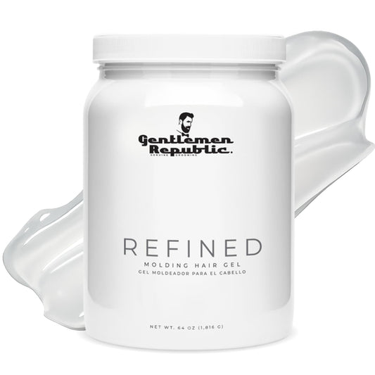 Gentlemen Republic 64oz Refined Hair Gel for Men - Premium Gel For Men Humidity Resistant & Alcohol-Free - All Day Shine and Hold for All Hair Types Beauty & Personal Care Gentlemen Republic