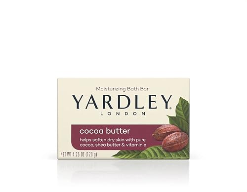 Yardley Moisturizing Bar Cocoa Butter 4.0 oz (Pack of 5) Beauty & Personal Care Yardley