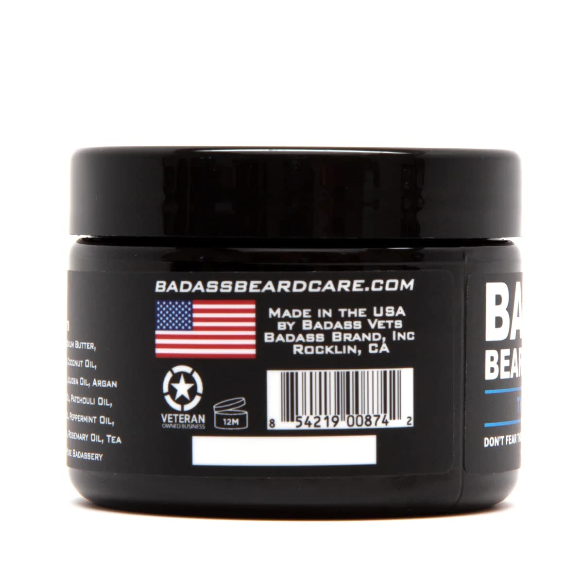 Badass Beard Care Beard Butter For Men - THE BIKER, 3 oz - Made of Natural Ingrediens for Healthy, Soften and Itchness Free Beard and Mustache Beauty & Personal Care Badass Beard Care