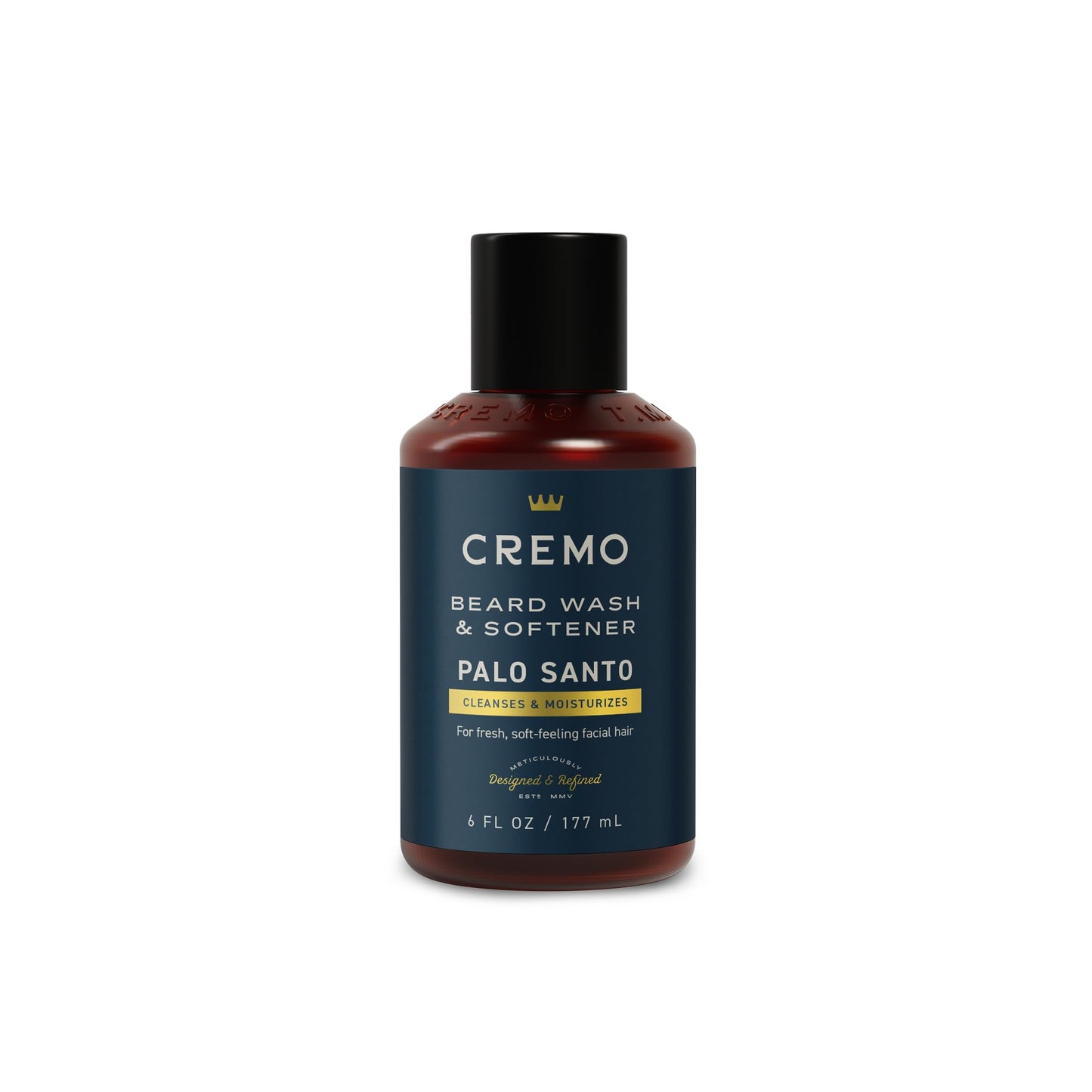 Cremo Palo Santo (Reserve Collection) Beard Wash & Softener, Moisturizes, Styles and Reduces Beard Itch for All Lengths of Facial Hair, 6 Fluid Oz Beauty & Personal Care Cremo