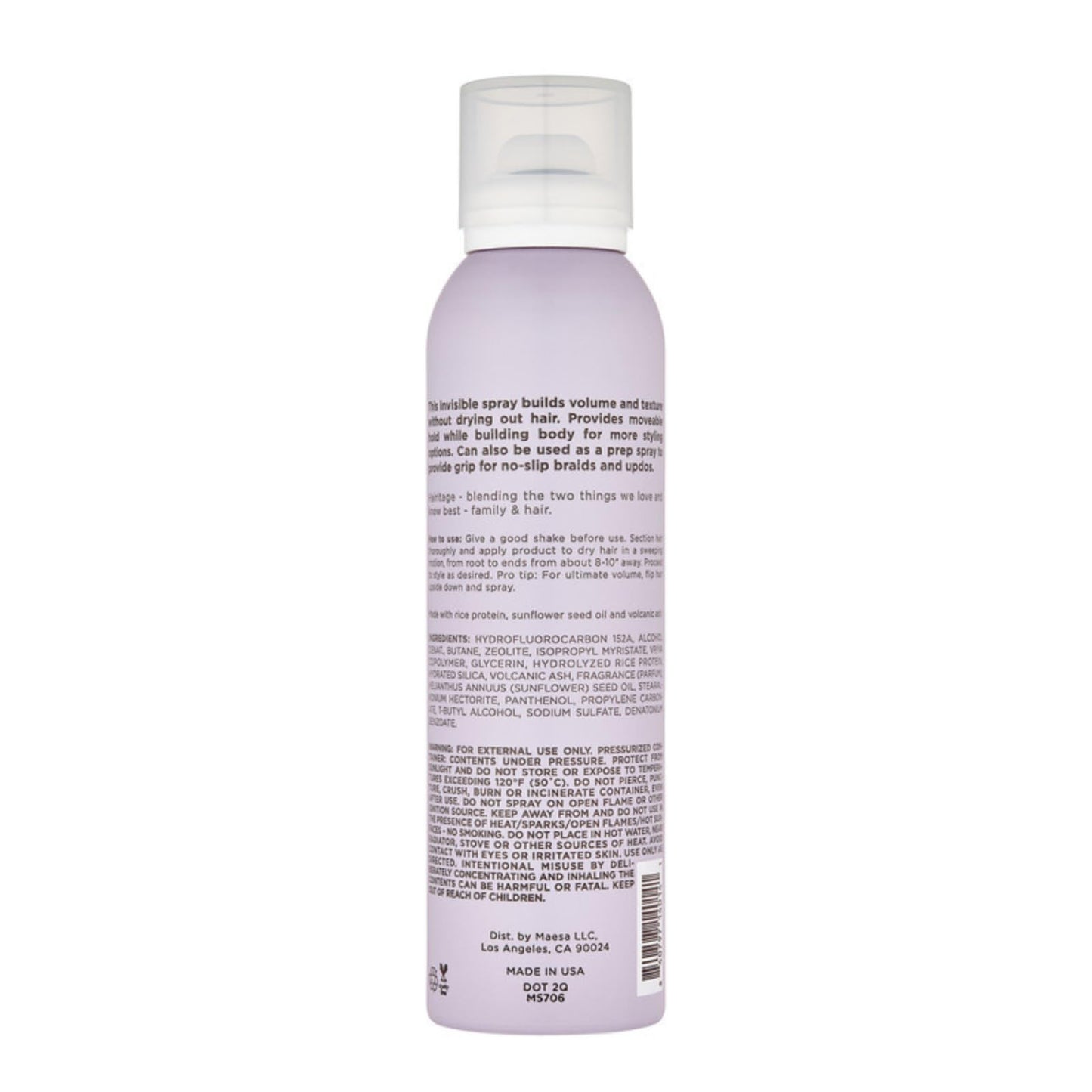 Hairitage Magic Spell Texturizing Spray - Volumizing Texture Spray Bottle for Women, Works with Straight, Wavy, Curly Hair, With Rice Protein + Beauty & Personal Care Hairitage