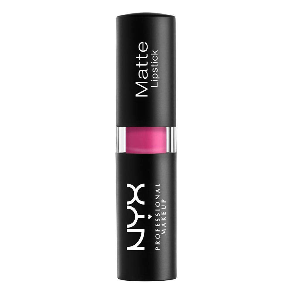 NYX PROFESSIONAL MAKEUP Matte Lipstick - Sweet Pink (Violet Fuchsia) Beauty & Personal Care NYX PROFESSIONAL MAKEUP