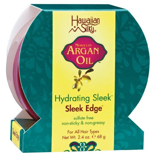 Hawaiian Silky Moroccan Argan Oil - Hydrating Sleek - Sleek Edge Gel by hawaiian silky argan oil Beauty & Personal Care Hawaiian Silky