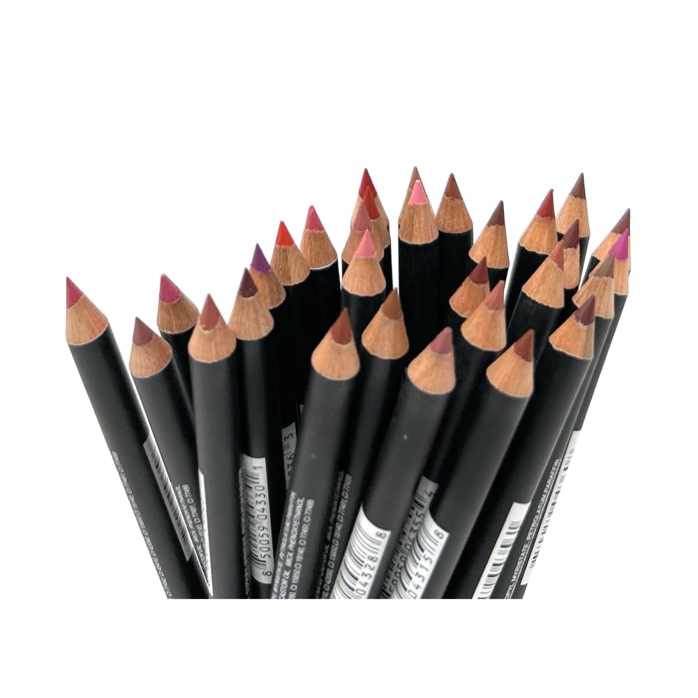 30 pcs Lip Liner Pencil Set, High Pigmented Lip Makeup, Long-wearing, Deep and Rich in Color, Enhance Lip Volume, 6.25 inches Long Wooden Pencil Beauty & Personal Care BLOOM IN BOX