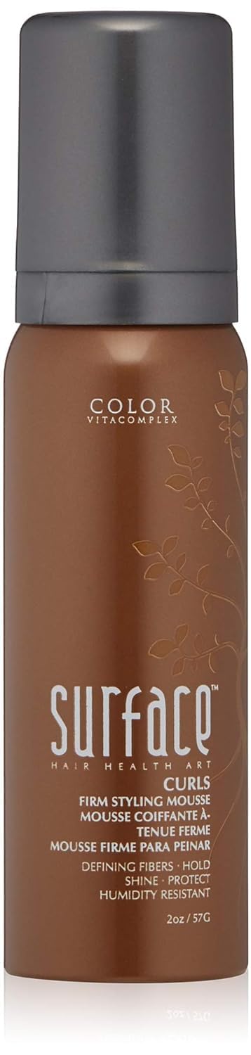 SURFACE Hair Curls Firm Styling Mousse, 2 oz Beauty & Personal Care SURFACE