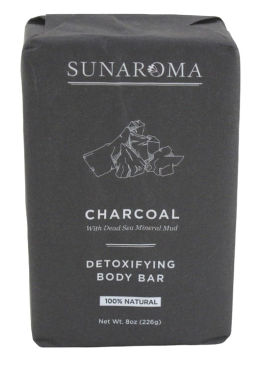SUNAROMA Soap Bar Charcoal With Bergamot Oil 8 Ounce (SG_B07J1YBRKH_US) Beauty & Personal Care SUNAROMA