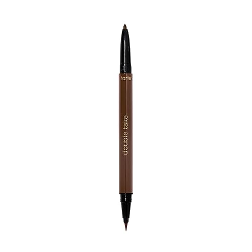 tarte double take eyeliner - 2-in-1 Pencil Eyeliner for Bold All-Day Wear, Waterproof, Easy to Apply, Vegan, Cruelty-Free Beauty & Personal Care tarte
