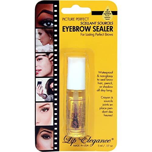 Lip Elegance Eyebrow Sealer - Clear Waterproof Brow Gel for Extreme Hold, 0.17 Ounce Beauty & Personal Care Lip Elegance
